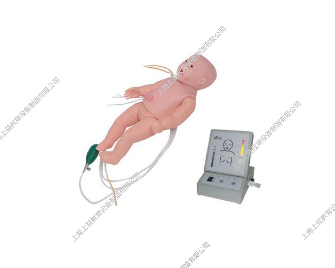 PD5128 全功能新生儿高级标准化模拟病人（护理、CPR、听诊、除颤起博、心电监护五合一）
